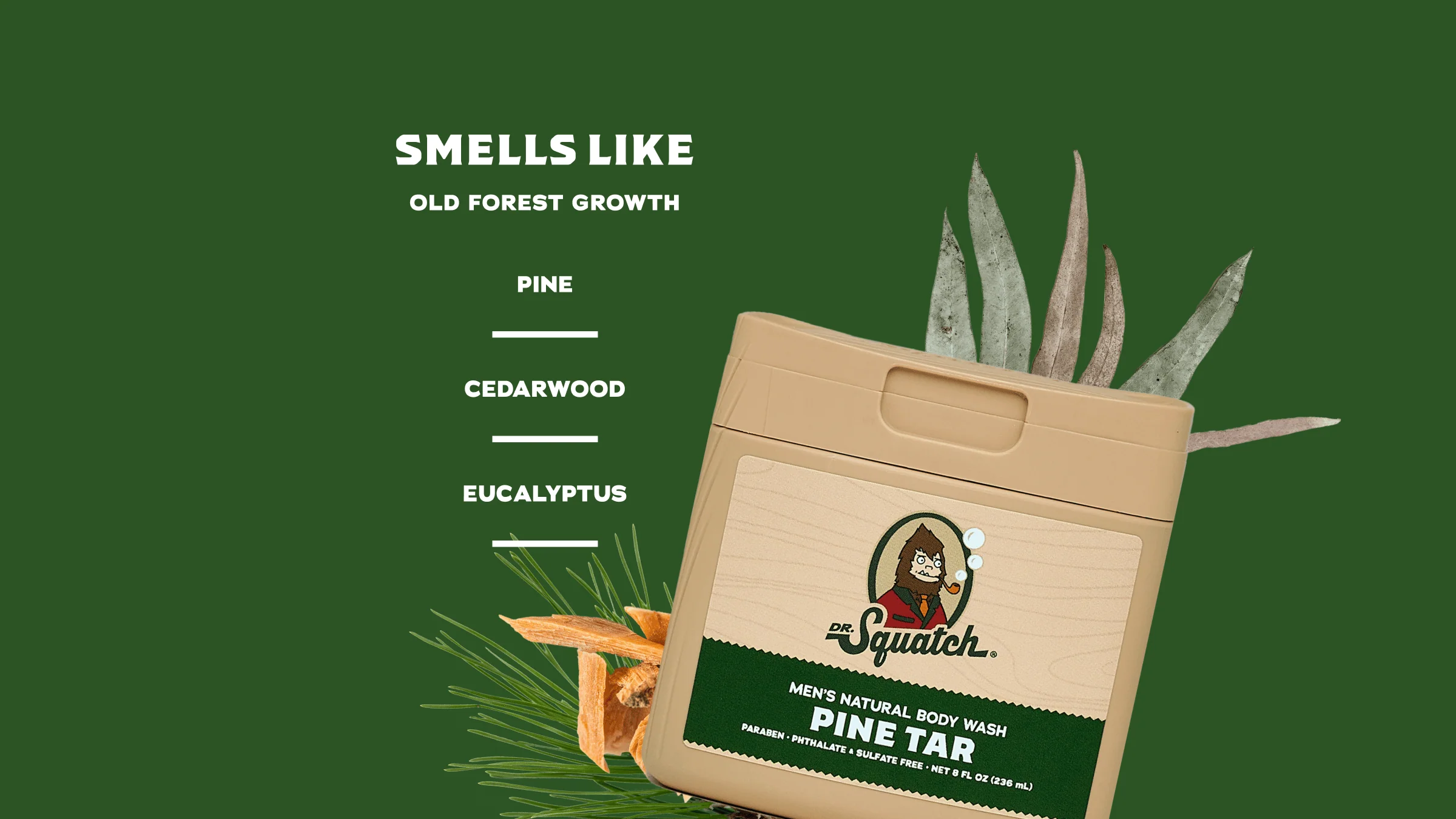 8 oz Pine Tar Body Wash - Image 2